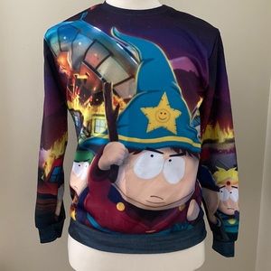 South Park The Stick of Truth Sweatshirt Cartman the Wizard King 2014